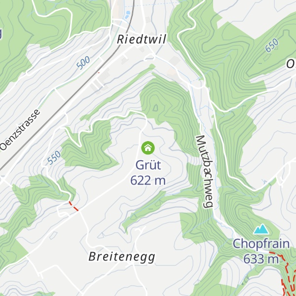 Map of Grüt