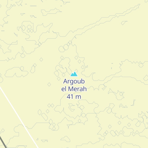 Map of Argoub el Merah