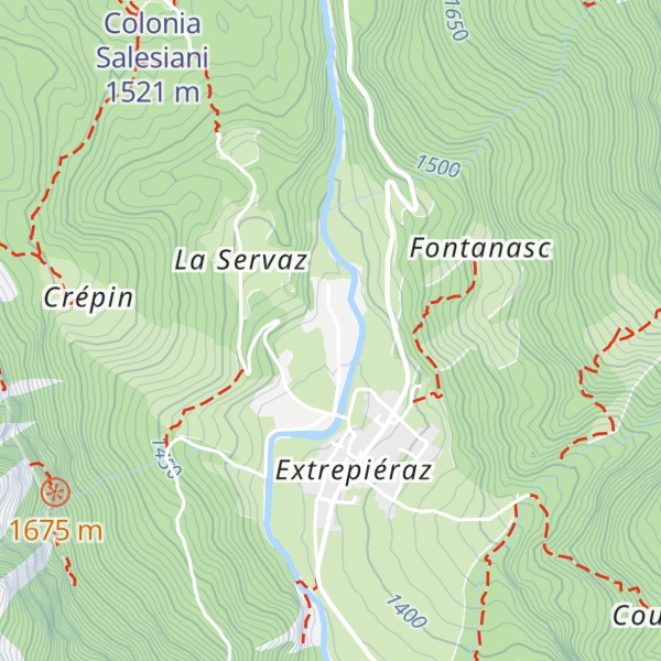 Map of Camping Monte Rosa