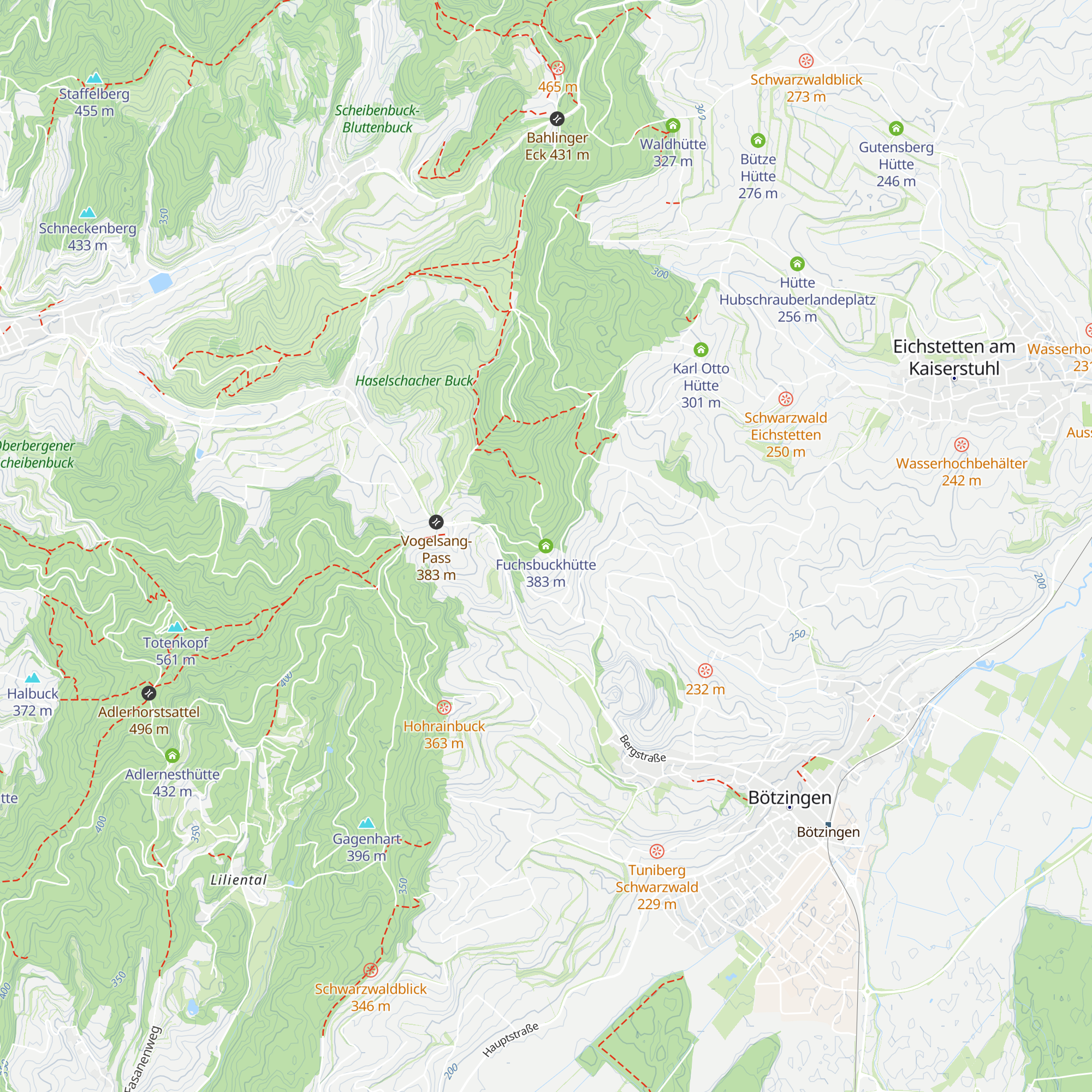 Fuchsbuckhütte map