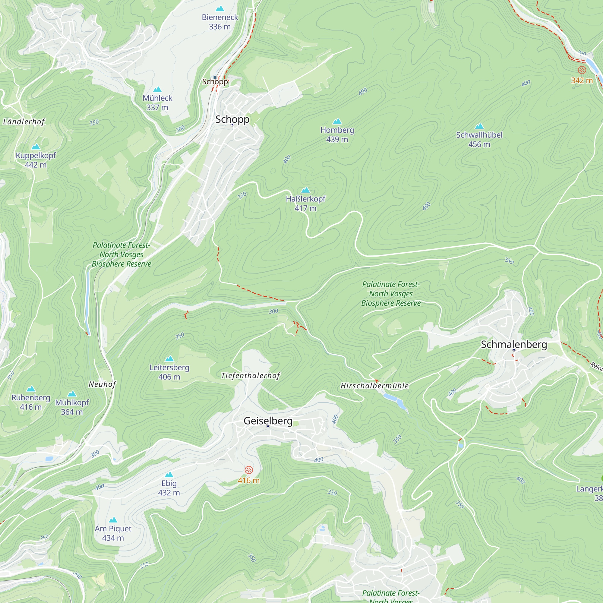 Dieter Rutz Hütte map