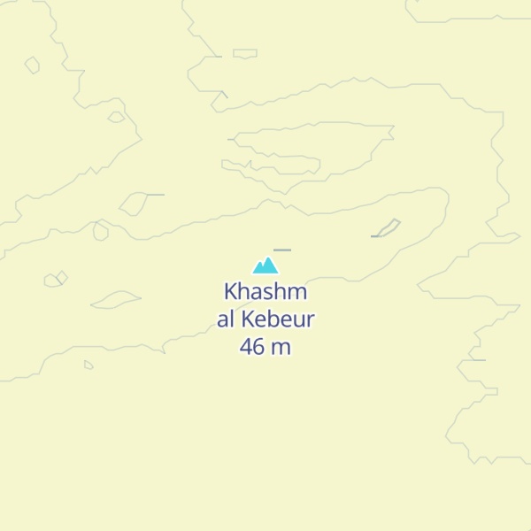 Map of Khashm al Kebeur
