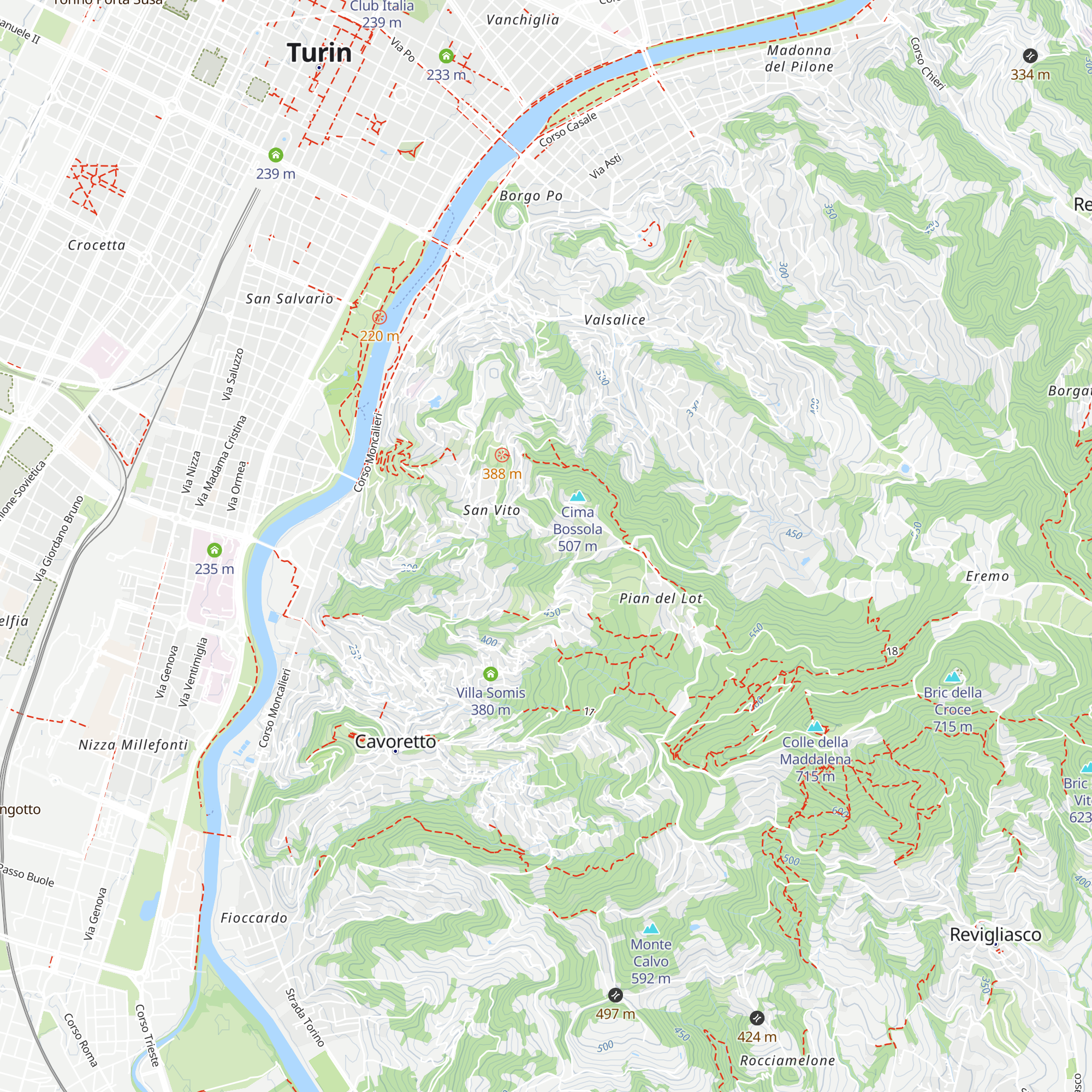 Villa Frescot map