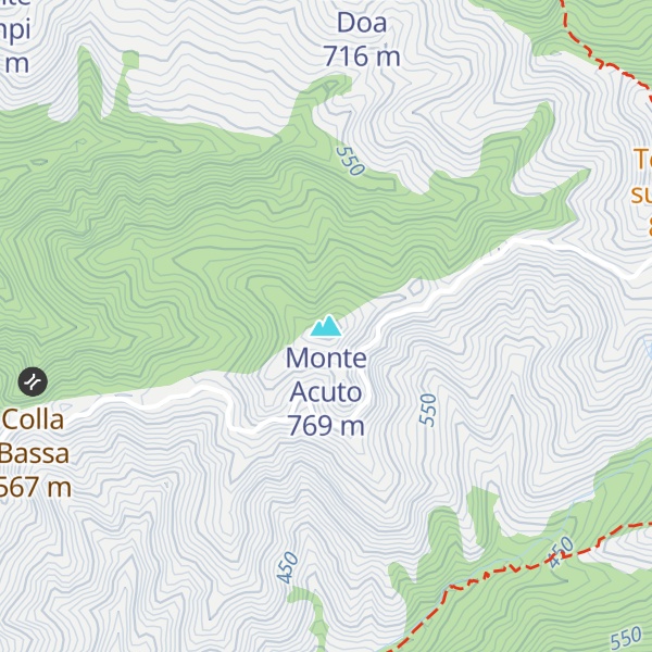 Map of Monte Acuto