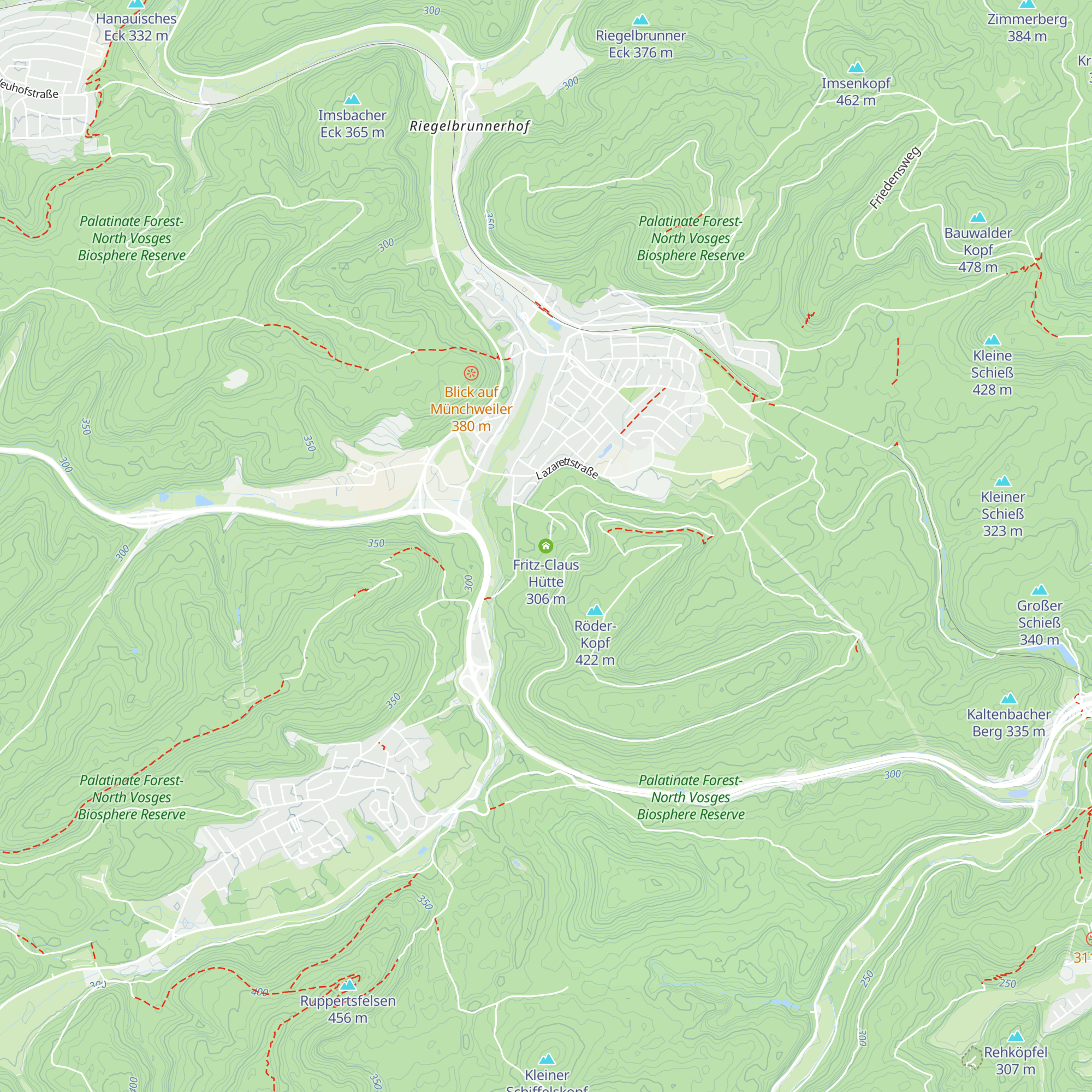 Fritz-Claus Hütte map