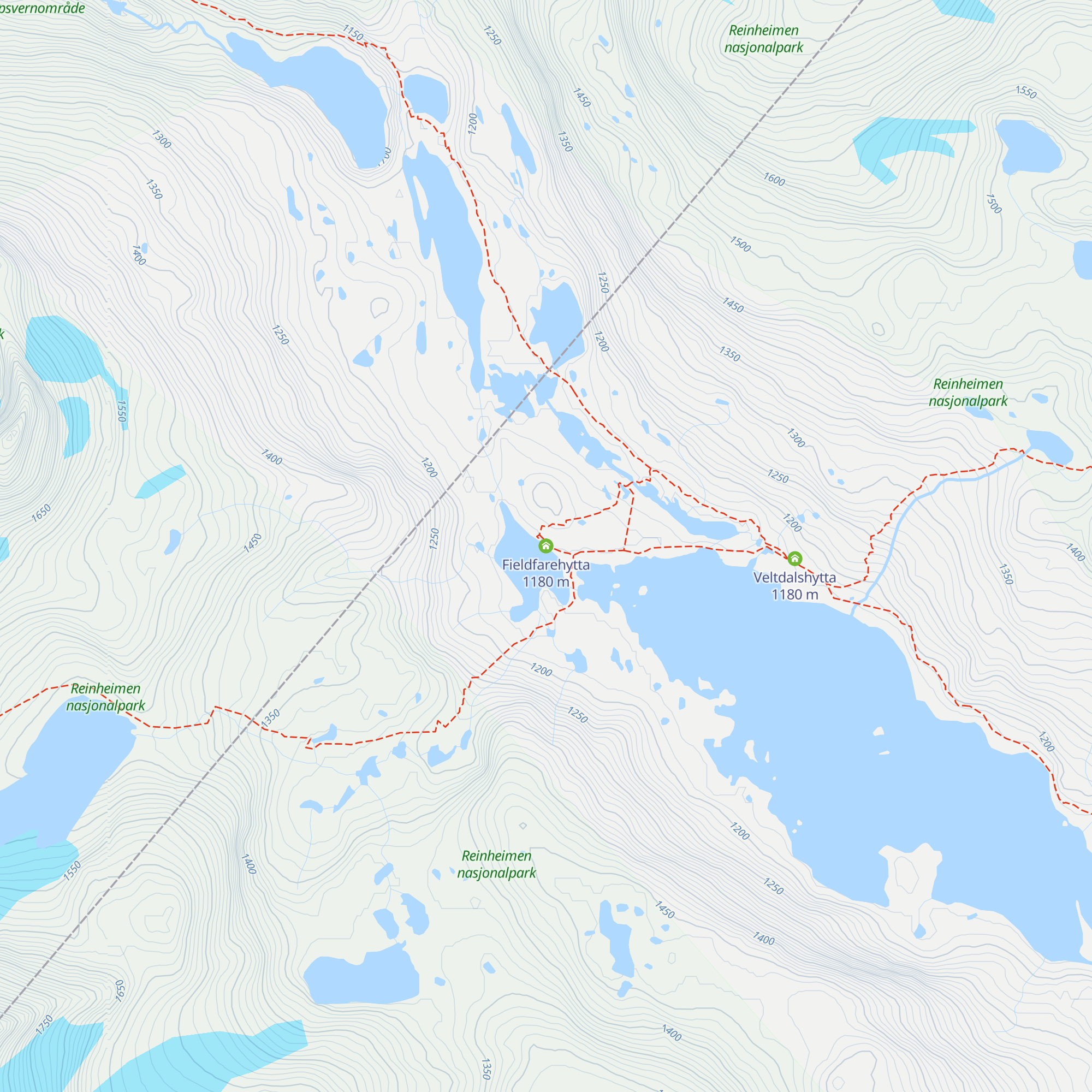 Fieldfarehytta map