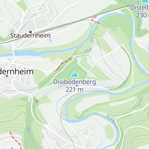 Map of Disibodenberg