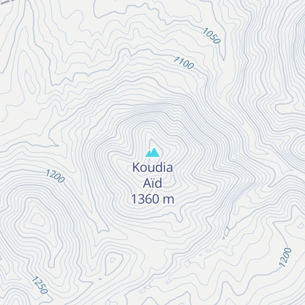 Map of Koudia Aïd