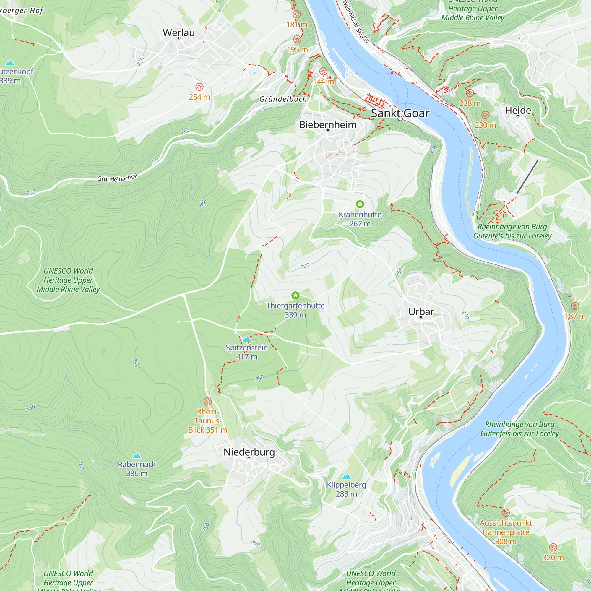Thiergartenhütte map