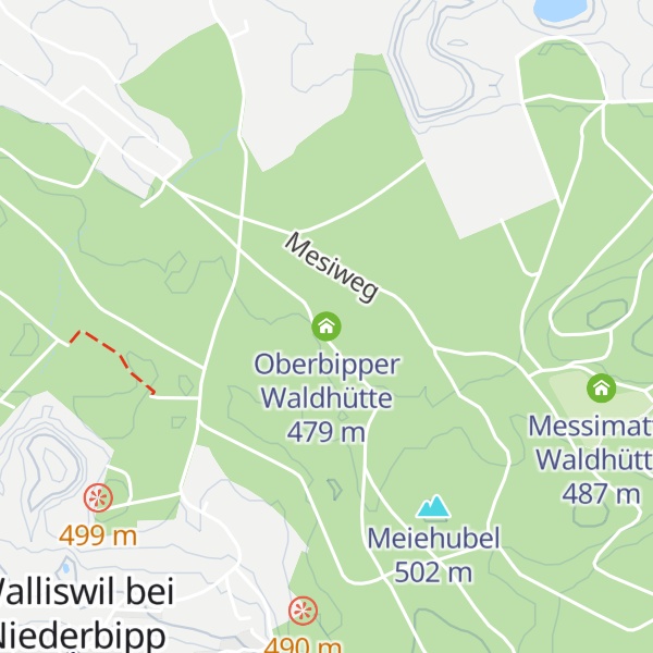 Map of Oberbipper Waldhütte