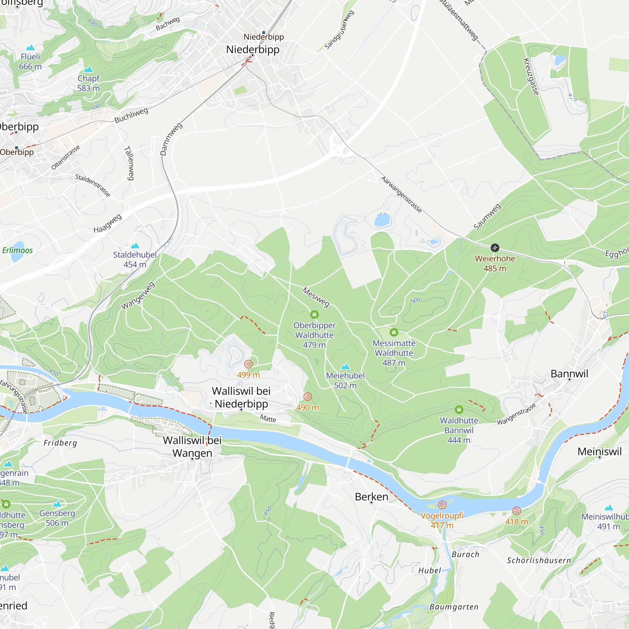 Oberbipper Waldhütte map