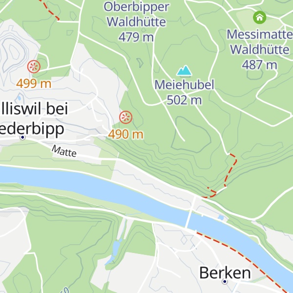 Map of Waldhütte