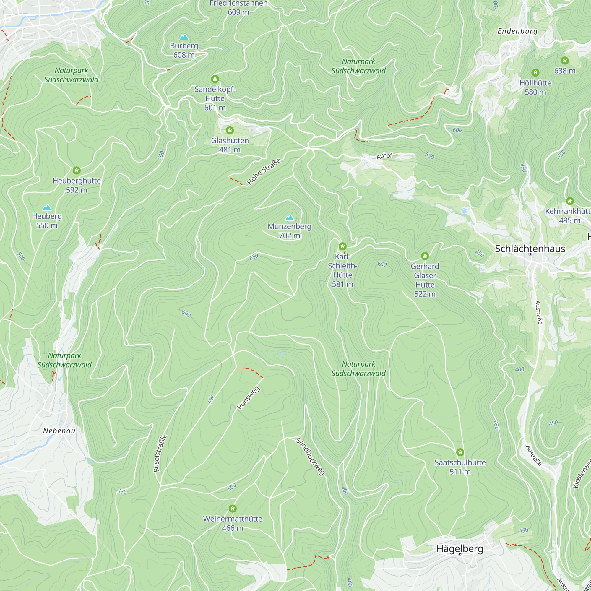 Werzenmöslehütte map