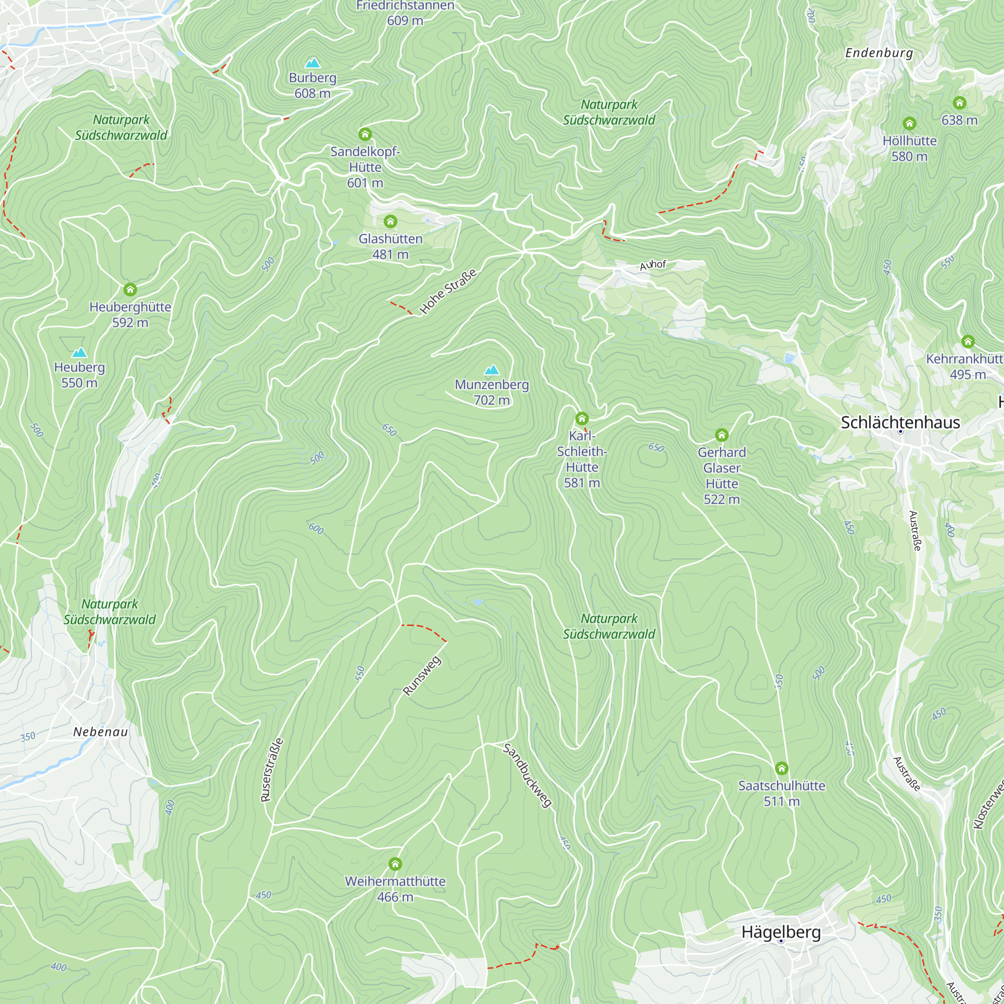 Werzenmöslehütte map