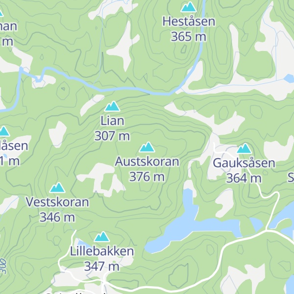 Map of Austskoran