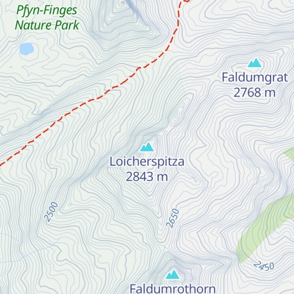Map of Loicherspitza