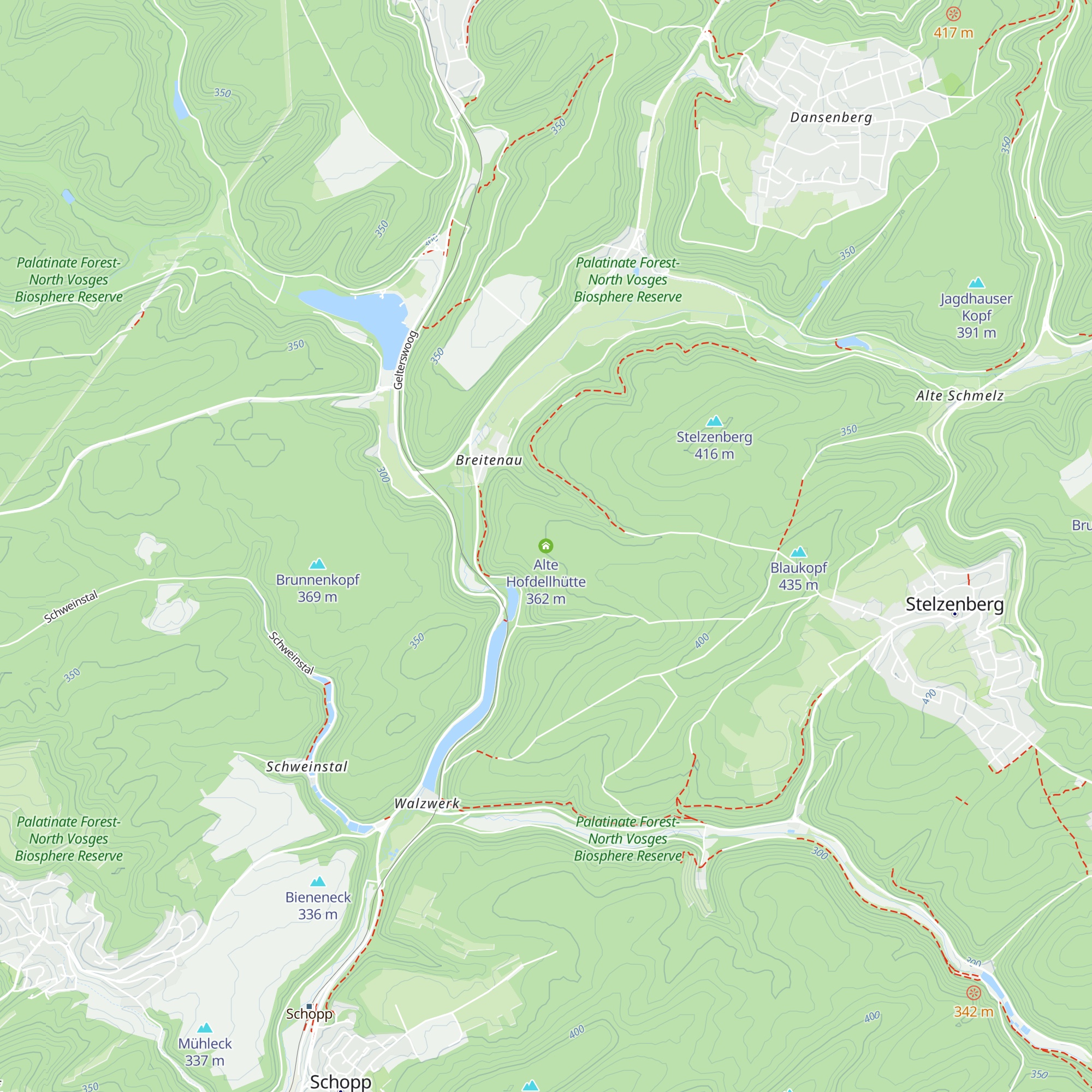 Alte Hofdellhütte map