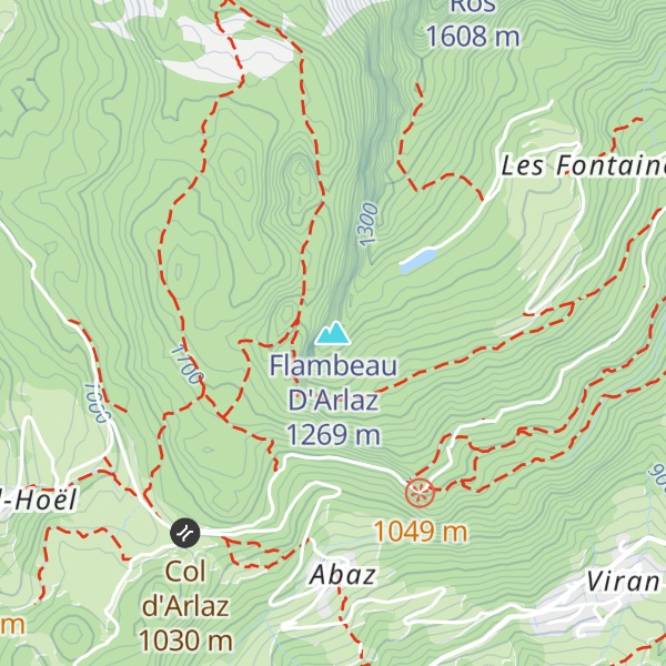 Map of Flambeau D'Arlaz