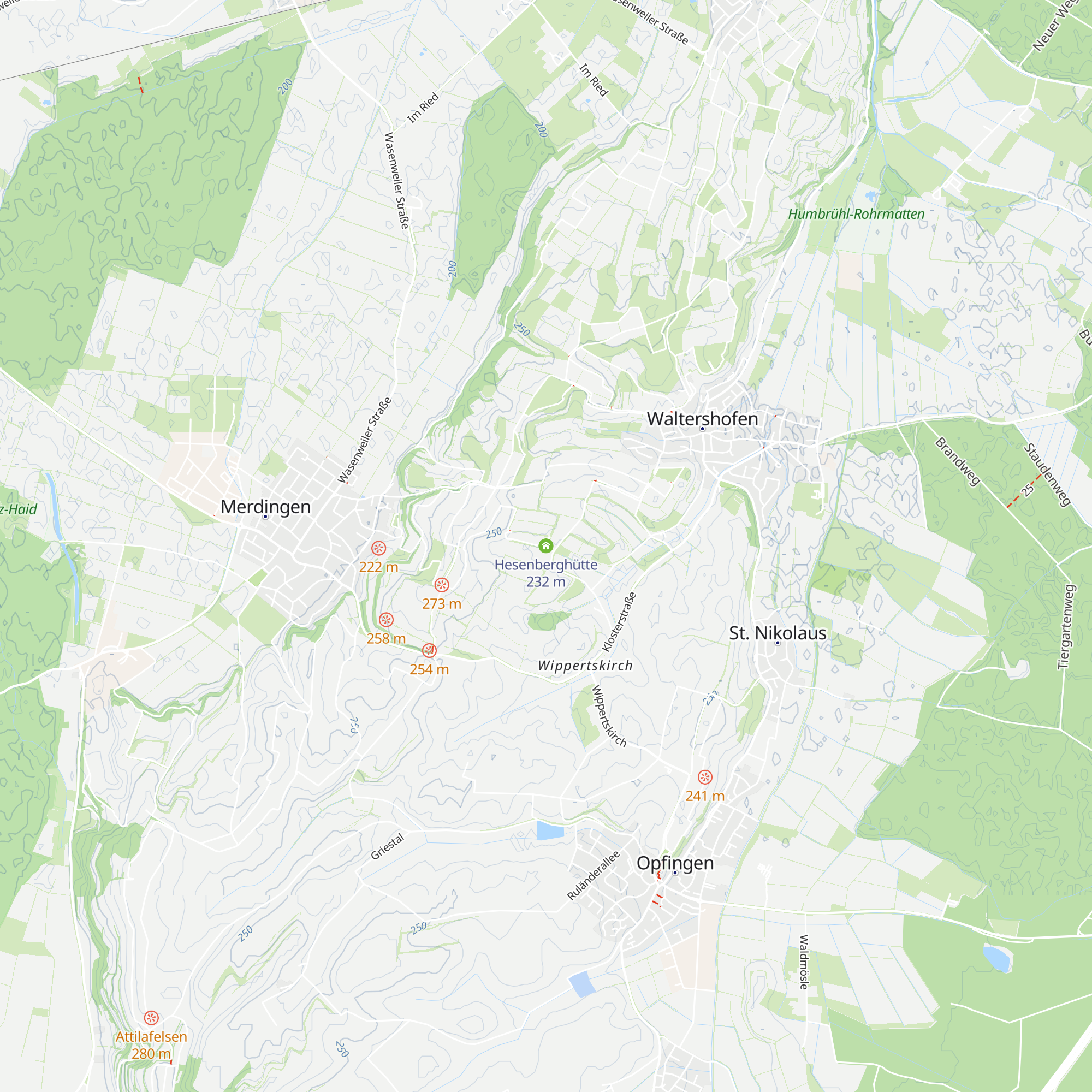 Hesenberghütte map