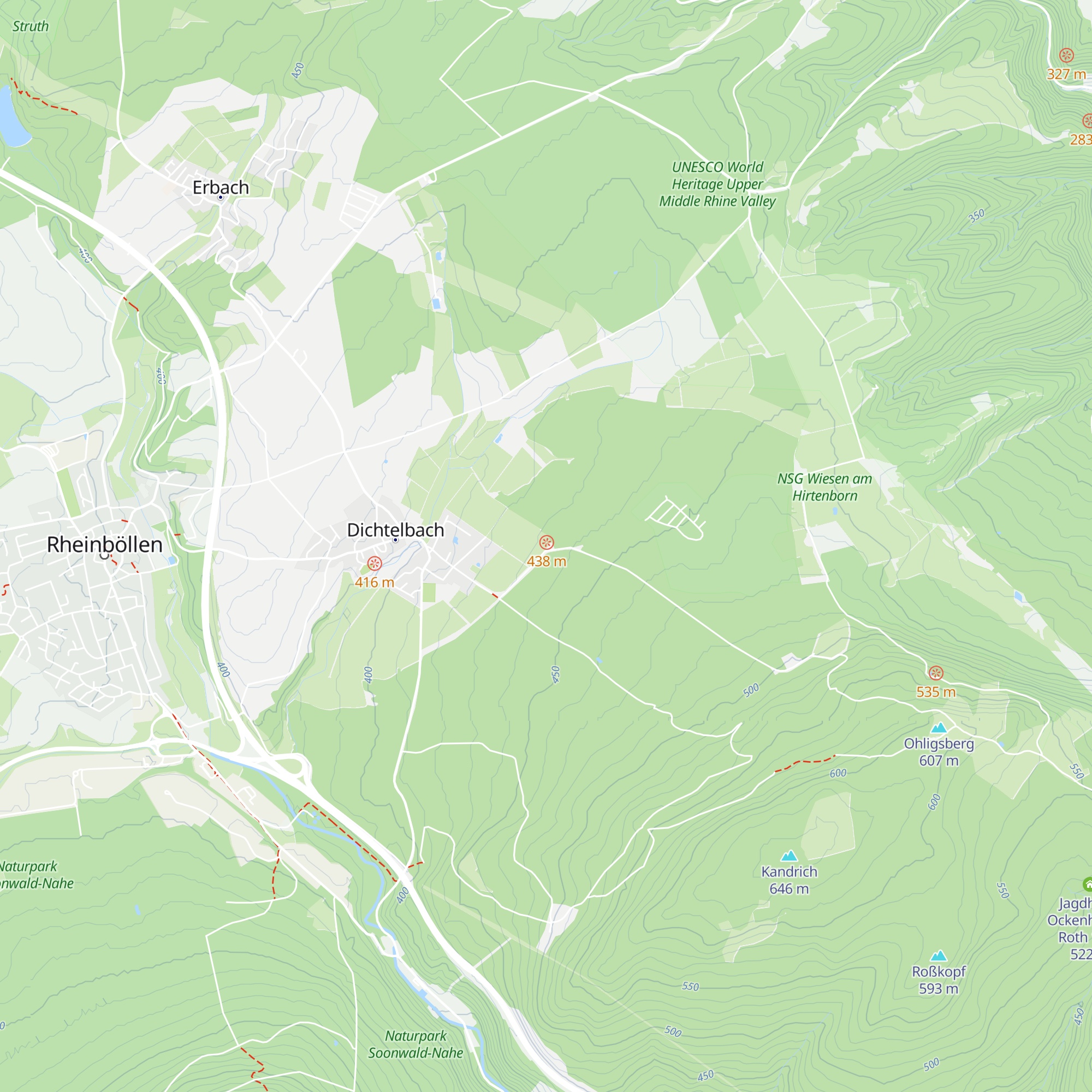 Grillhütte Dichtelbach map