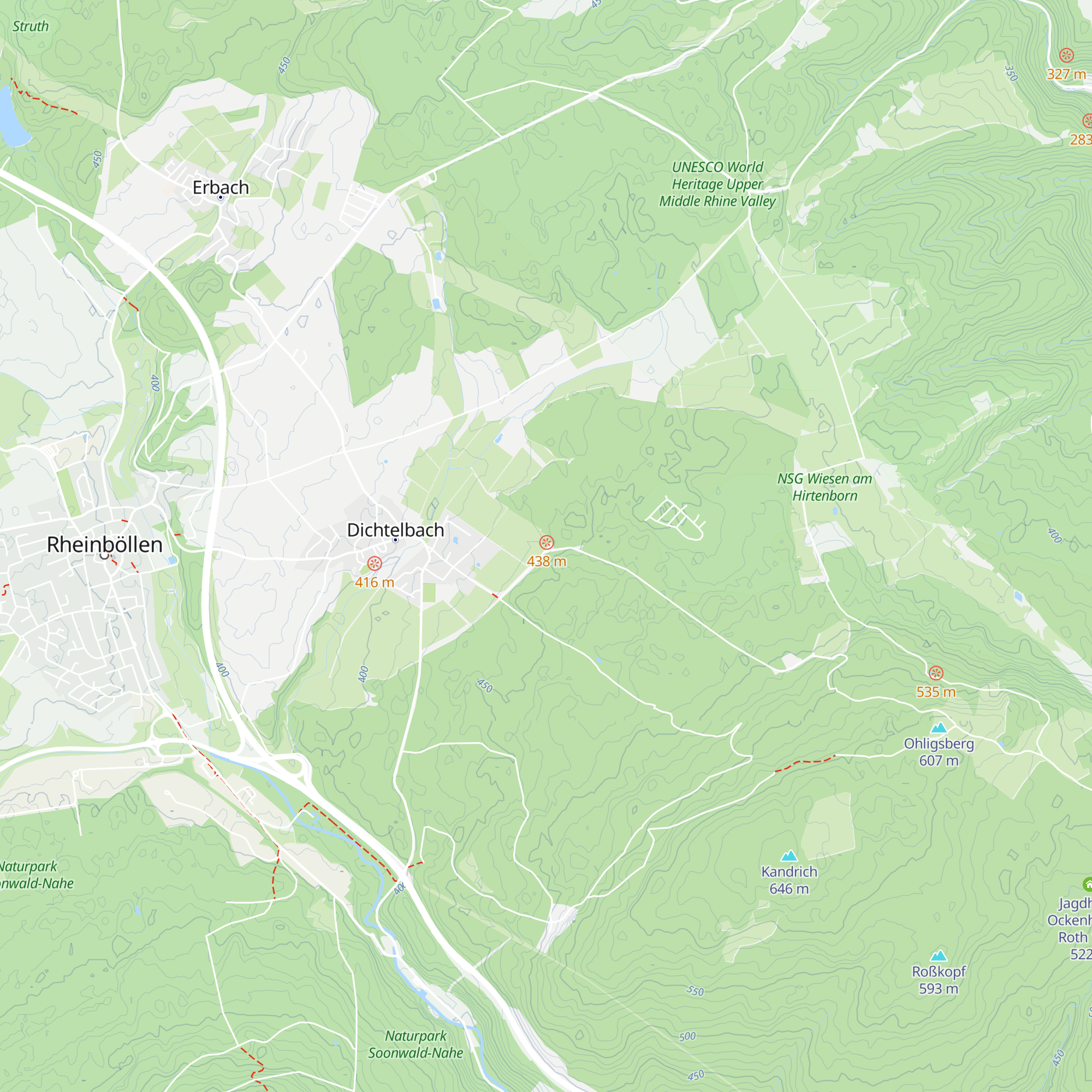 Grillhütte Dichtelbach map
