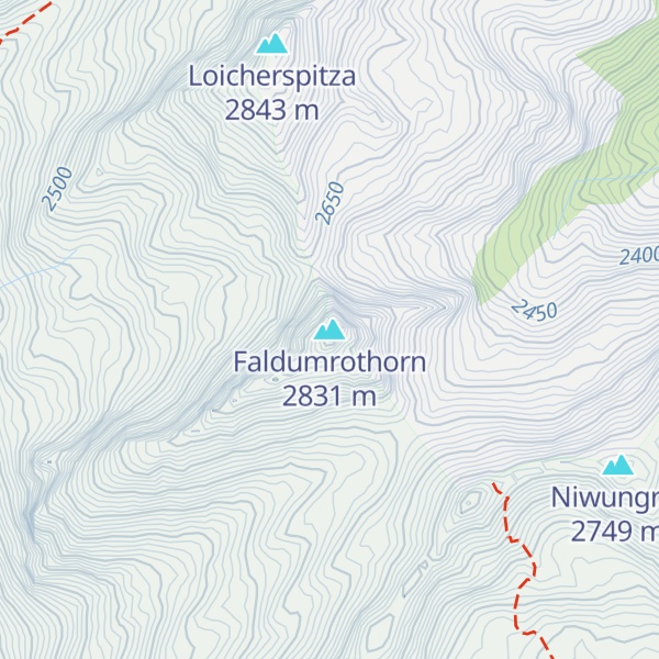 Map of Faldumrothorn