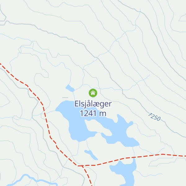 Map of Elsjålæger