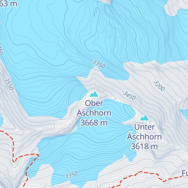 Map of Ober Äschhorn