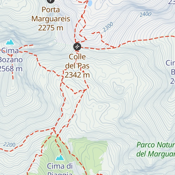 Map of Capanna Scientifica Saracco-Volante