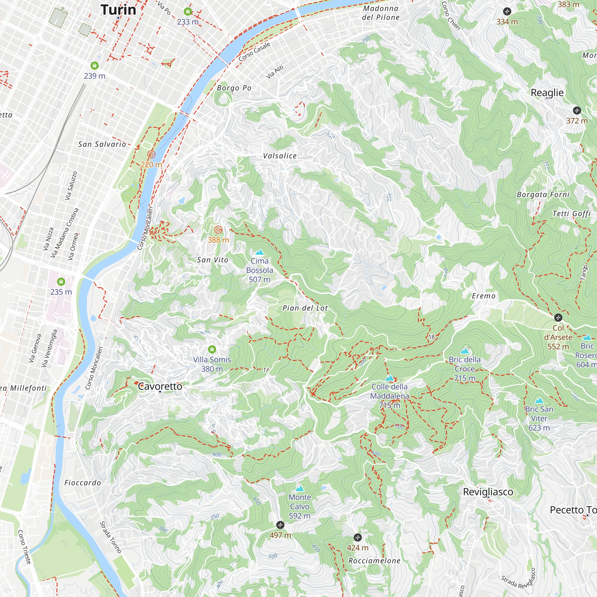 Villa Raby map