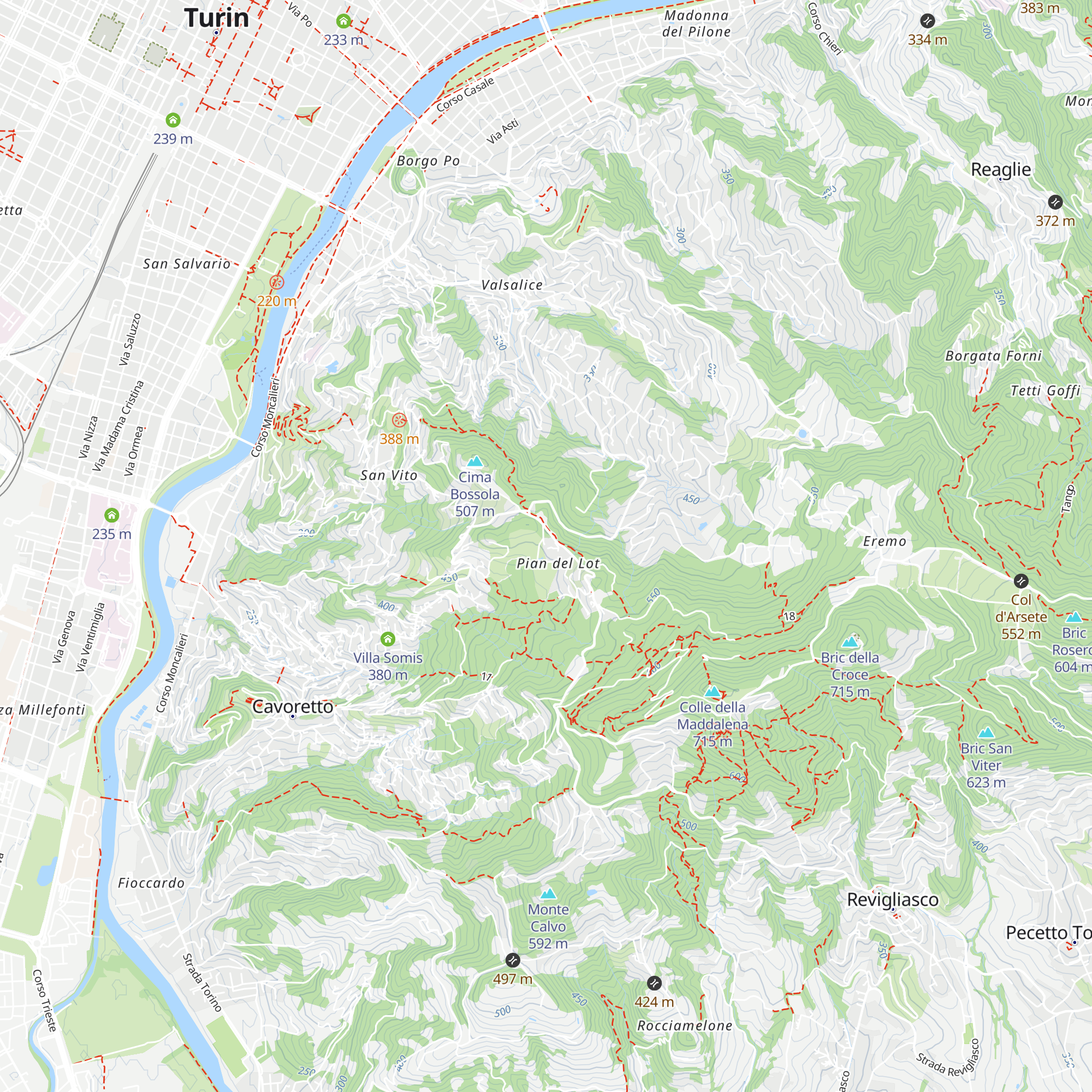 Villa Raby map