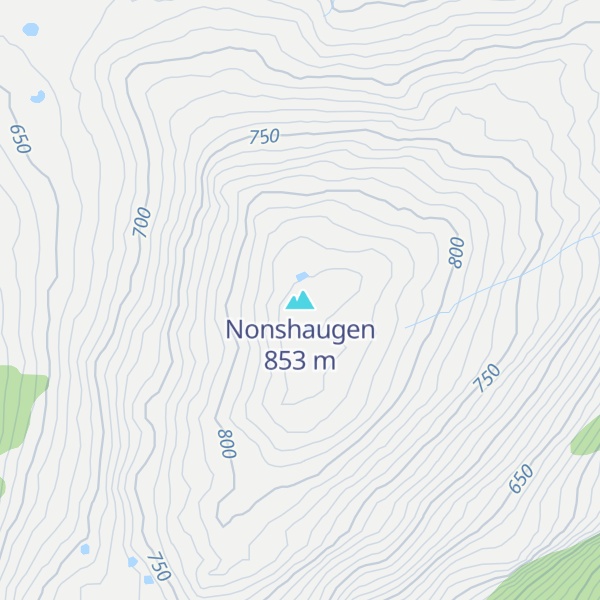 Map of Nonshaugen