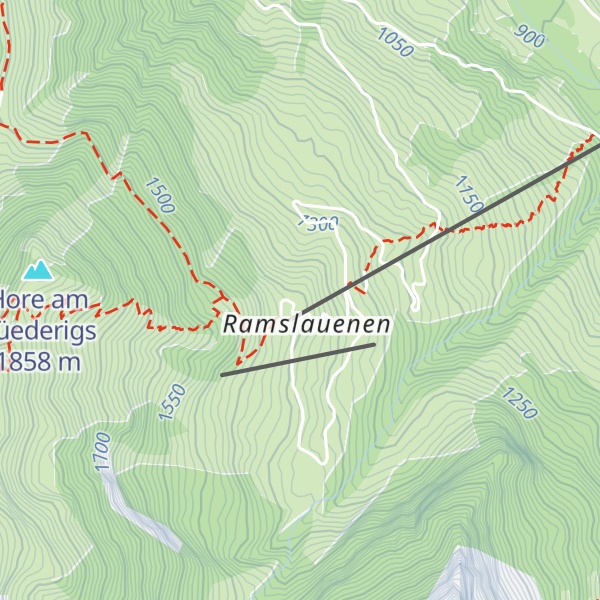 Map of Berghaus Ramslauenen