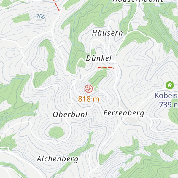 Map of Oberbühlknubel