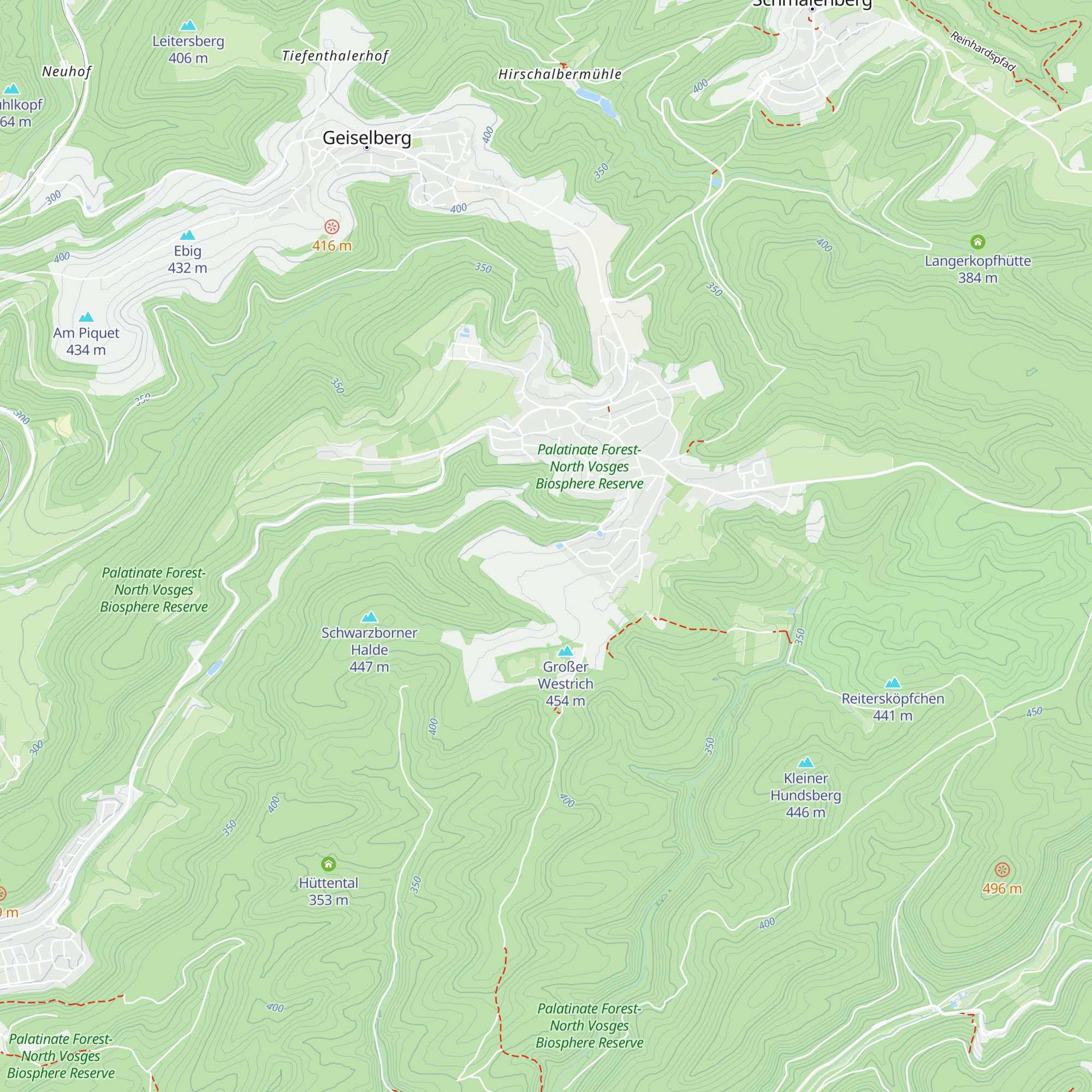 Zimmerkopfhütte map