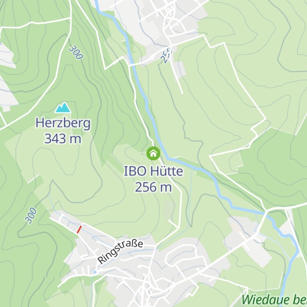 Map of IBO Hütte