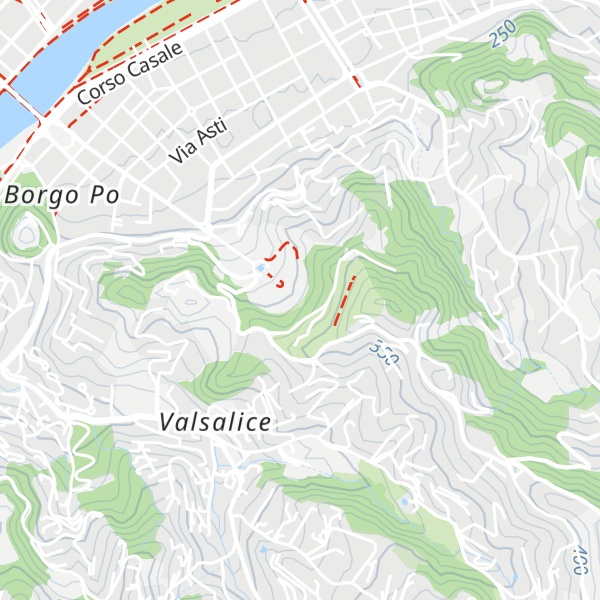 Map of Belvedere Superiore