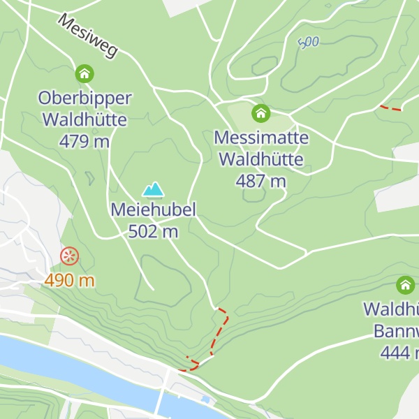 Map of Wiedlisbacher Waldhütte