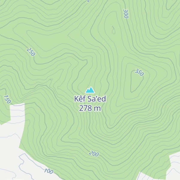 Map of Kêf Sa’ed