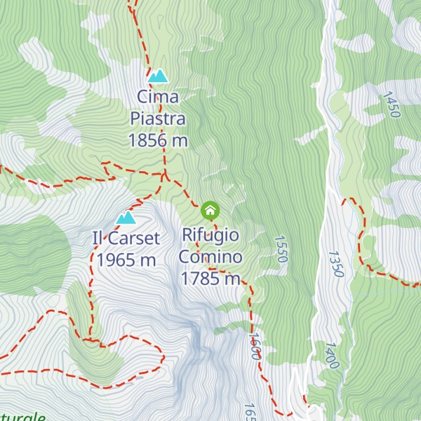 Map of Rifugio Comino