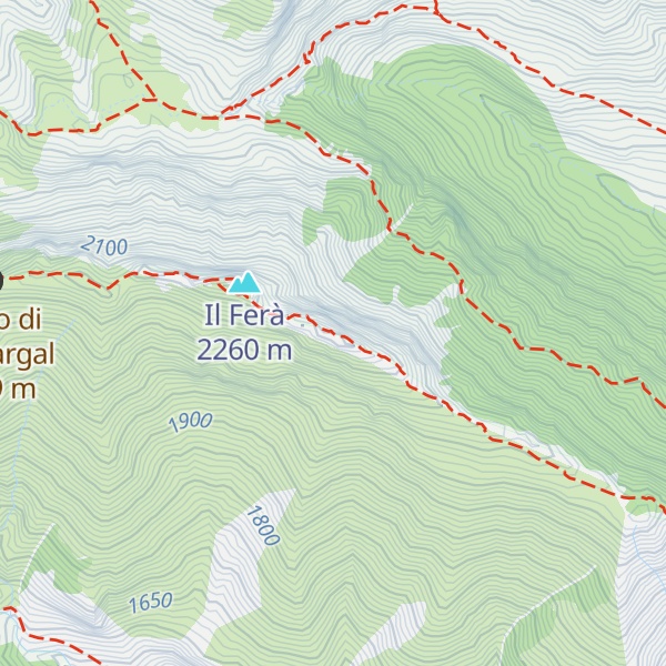 Map of Rocca del Ferà