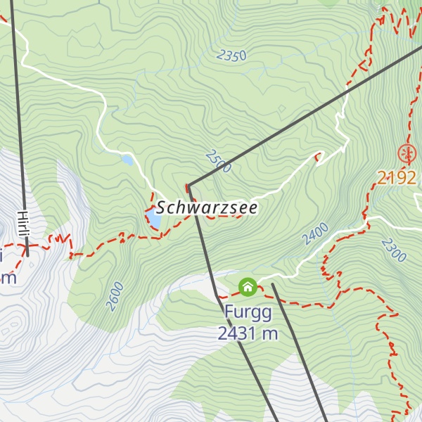 Map of Schwarzsee paradise