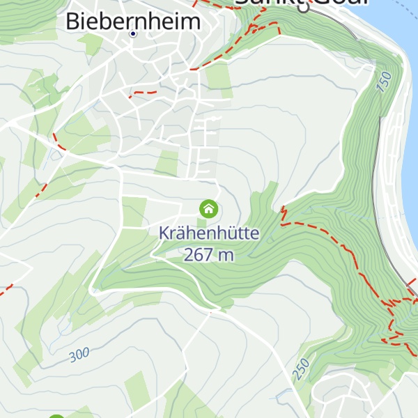 Map of Krähenhütte