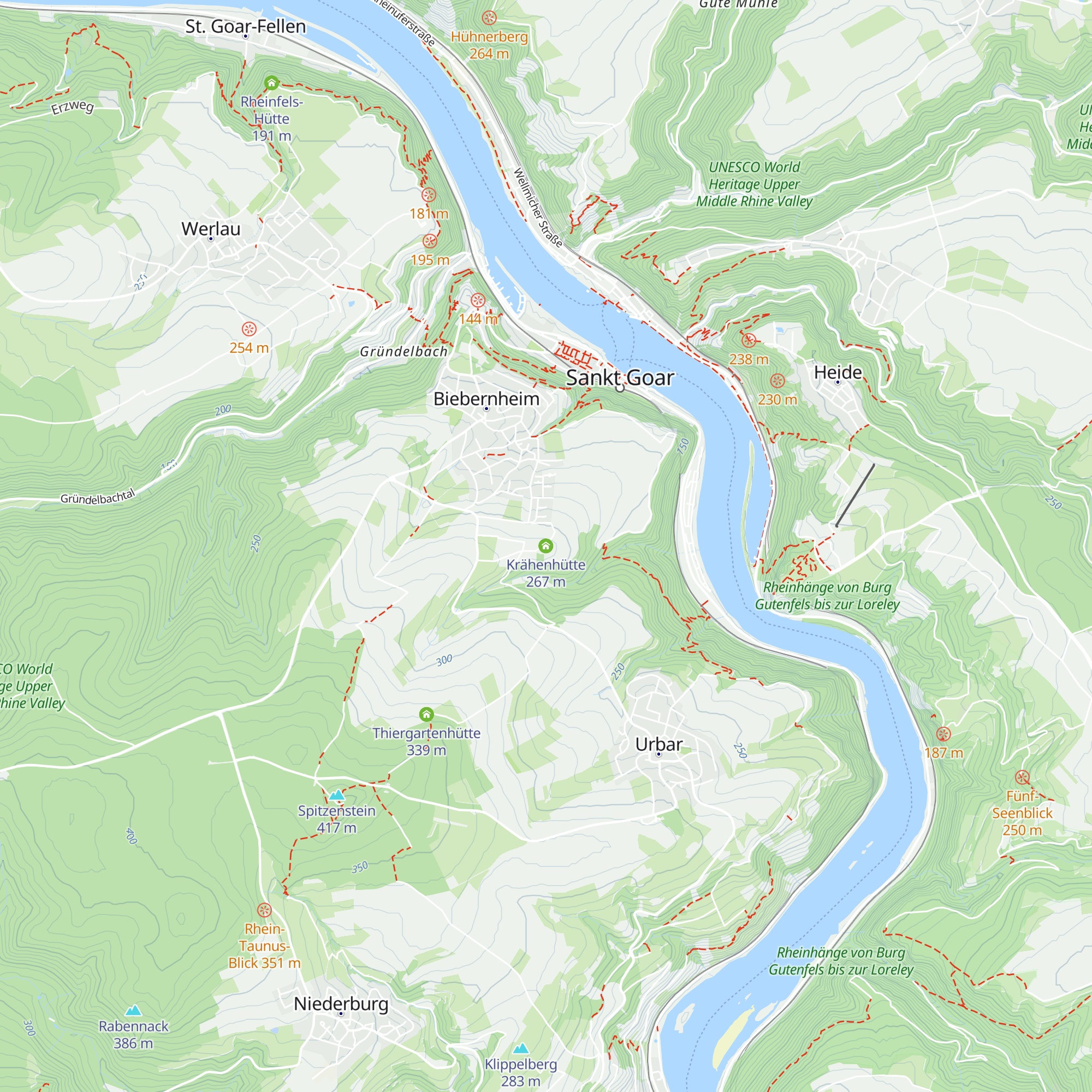 Krähenhütte map