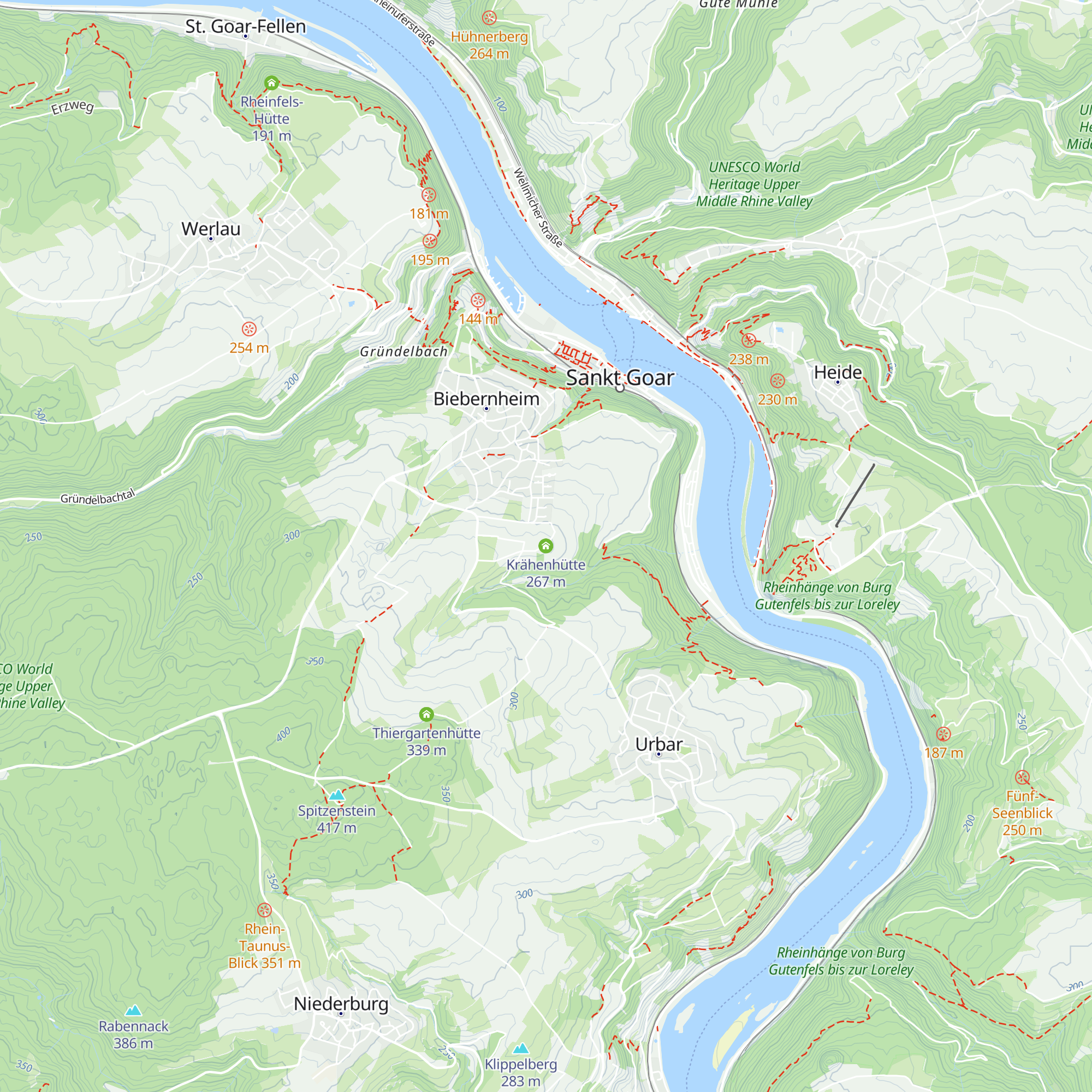 Krähenhütte map