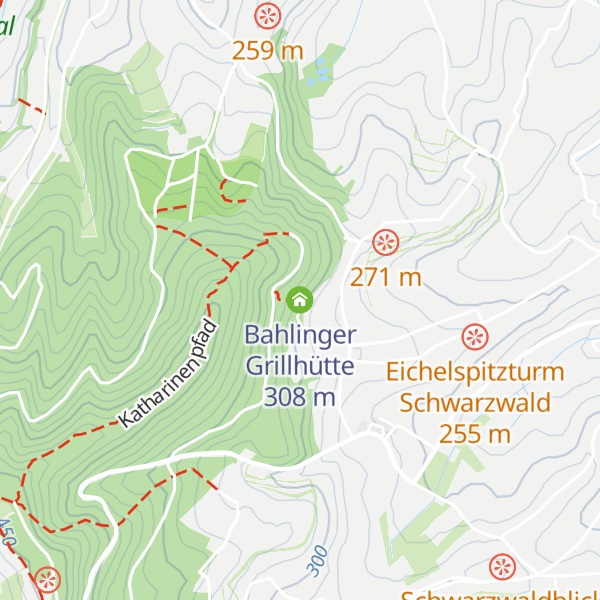 Map of Bahlinger Grillhütte