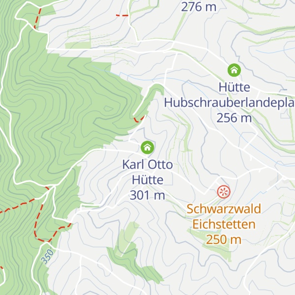 Map of Karl Otto Hütte