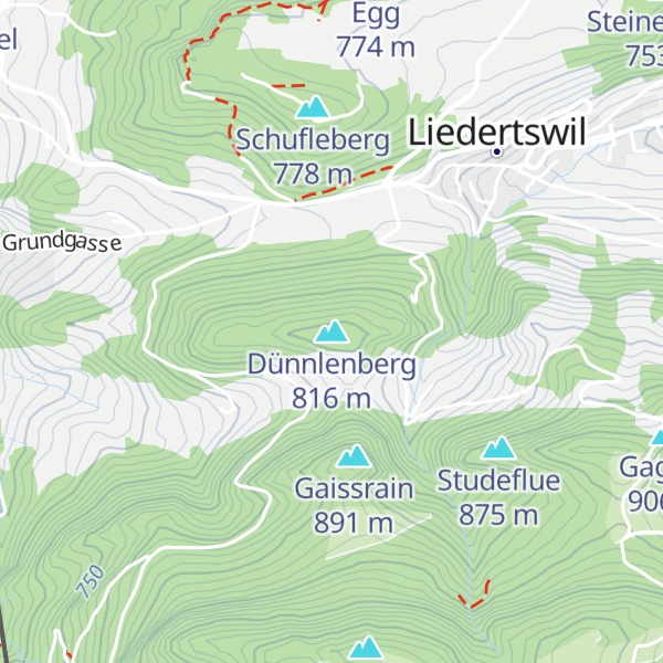Map of Dünnlenberg
