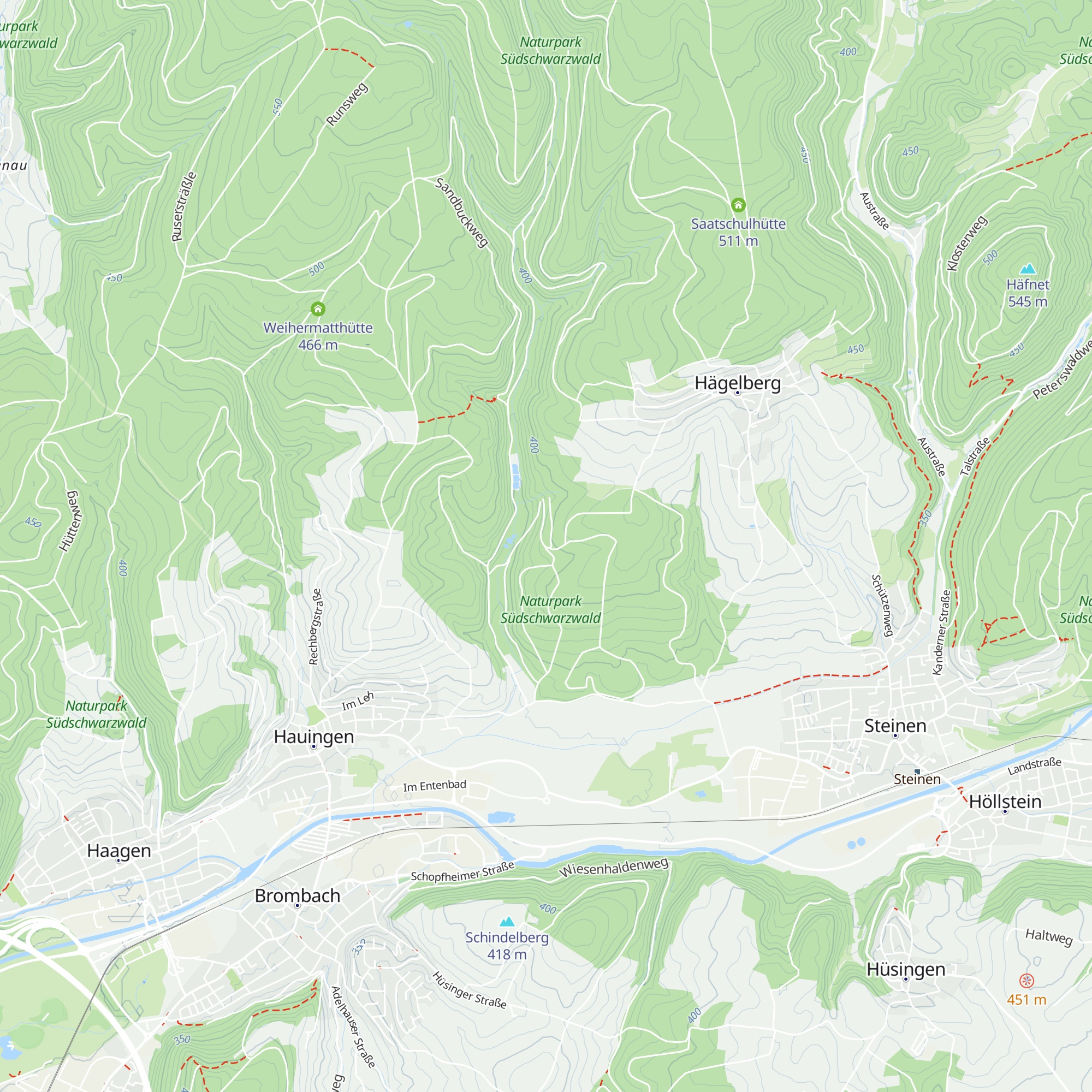 Haagemer Hütte map