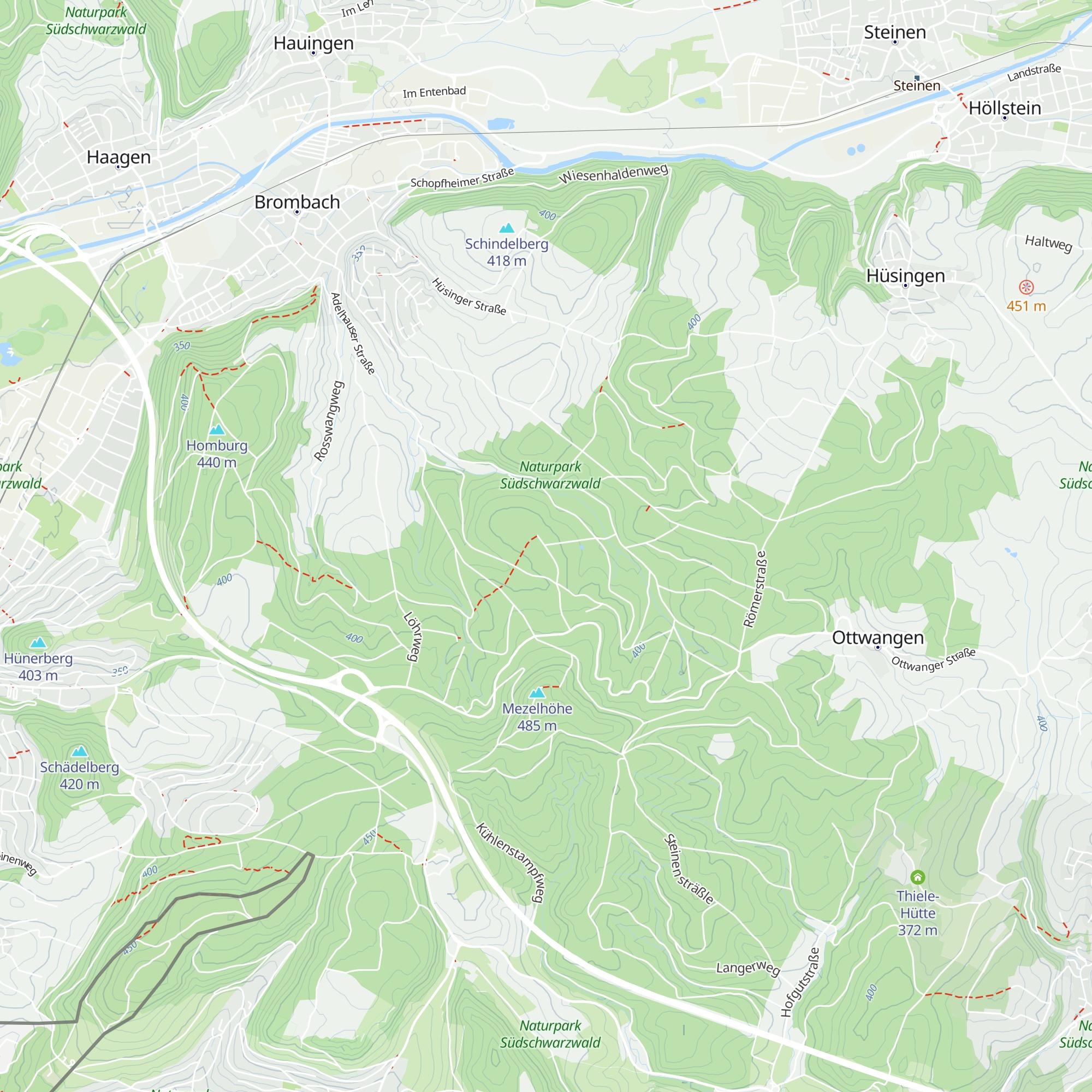 Brombacher Pflanzschulhütte map